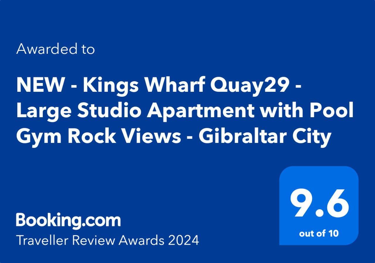 Kings Wharf Quay29 - Large Studio Apartment With 3 Pools - Gym - Rock Views - Holiday And Short Let Apartments In Гибралтар Екстериор снимка